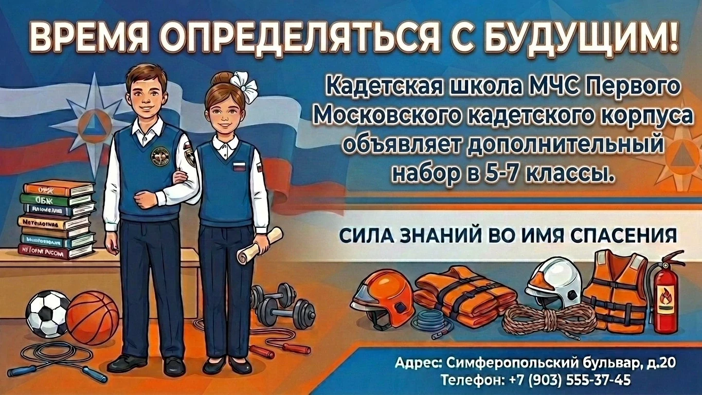 ⏰ Время определяться с будущим

❗️Уважаемые родители! У нас открыт дополнительный набор мальчиков и 