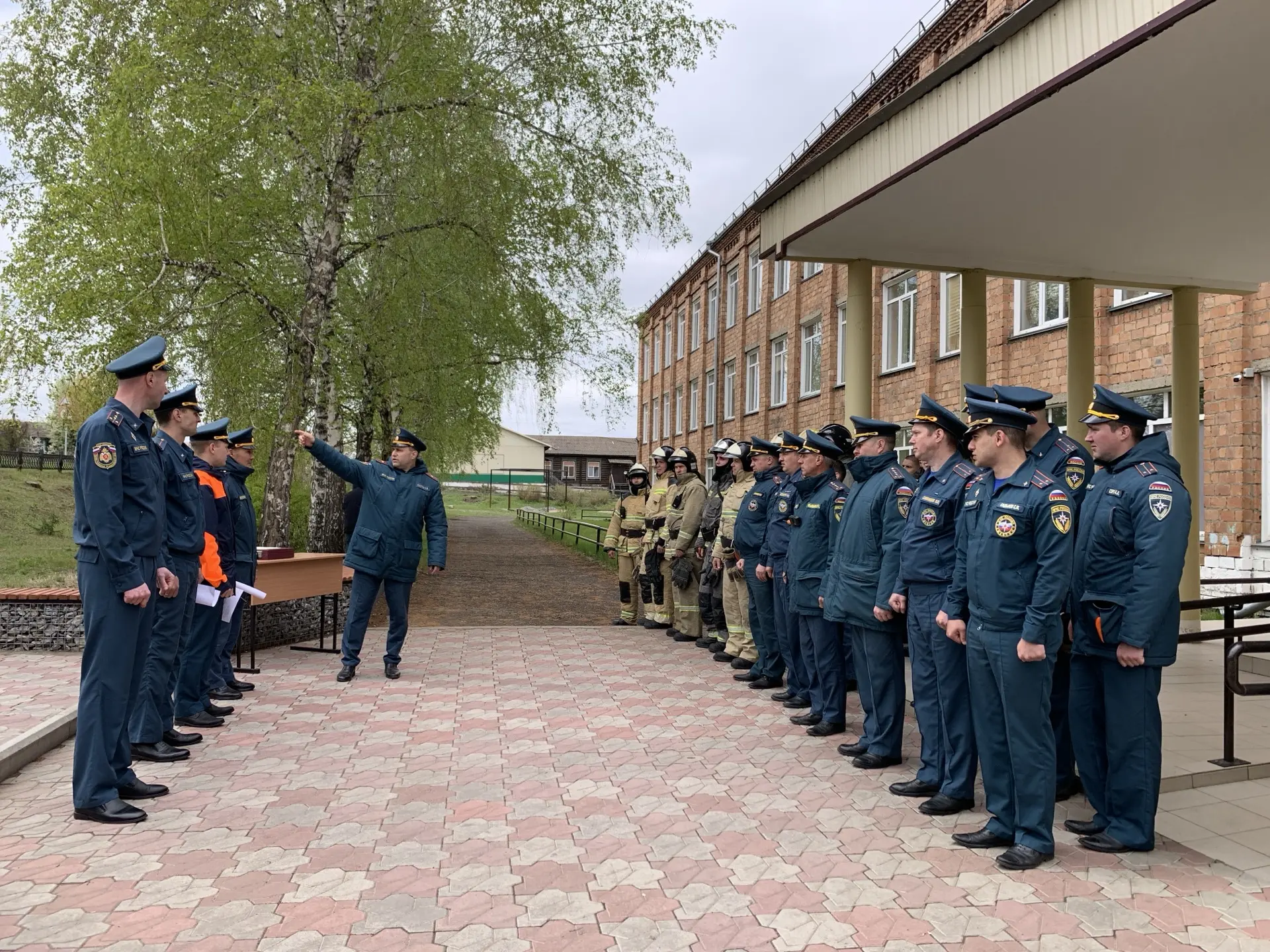 Вчера В ЮАТ прошли масштабные пожарно-тактические учения  19 мая в здании Южного аграрного техникума