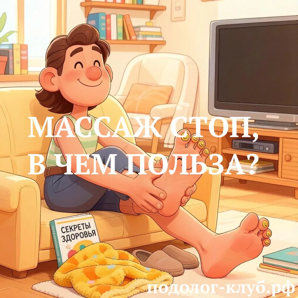 Массаж стоп: в чём польза? 👣