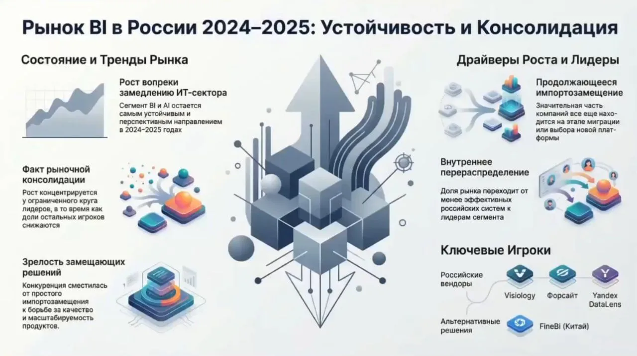 💥Самое важное в успехе BI-проекта — не выбор платформы
Недавно компания Visiology (российский вендо
