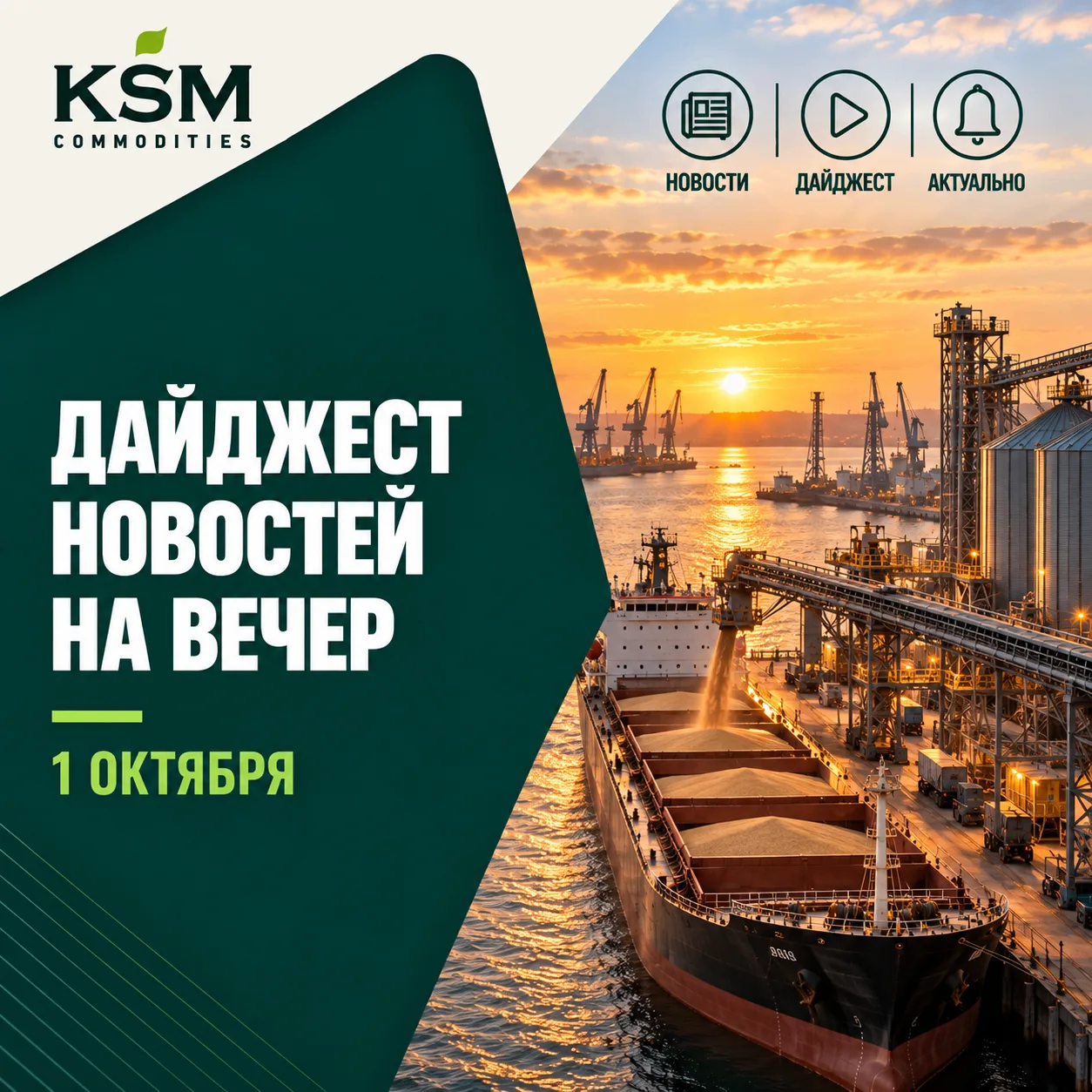 🗓️ Дайджест новостей на вечер