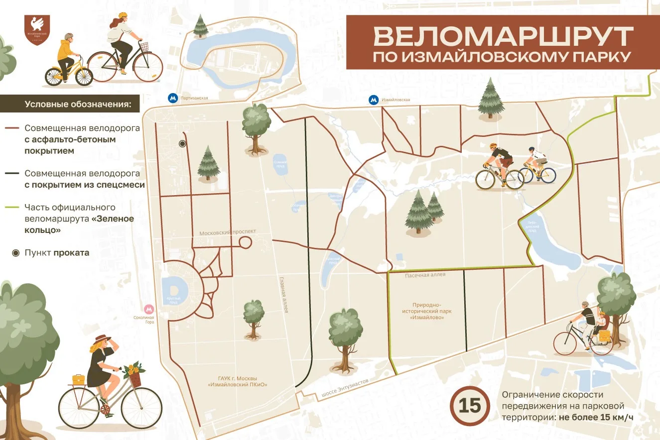 Вело-четверг в тени аллей 🚲🌿

Садимся на велосипед и — в парк! Покружить по тенистым аллеям, вдыха