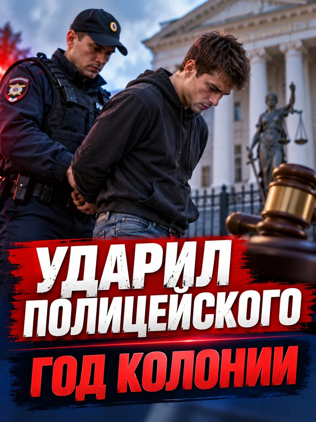 АНАПЧАНИН УДАРИЛ ПОЛИЦЕЙСКОГО И ПОЛУЧИЛ ГОД КОЛОНИИ