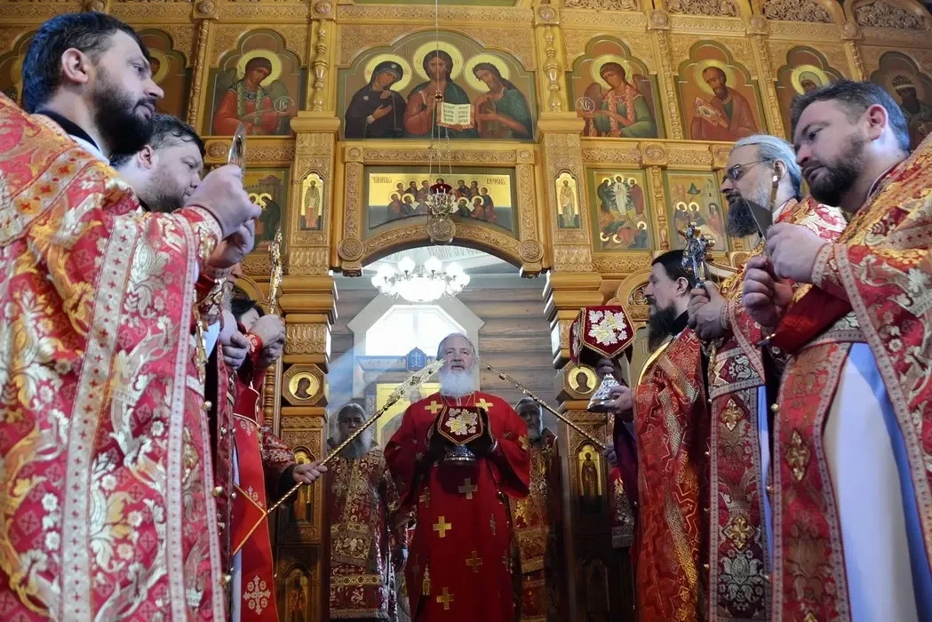 Соборное служение архипастырей Иркутской митрополии в Саянске  19 апреля, в Неделю 2-ю по Пасхе Хрис