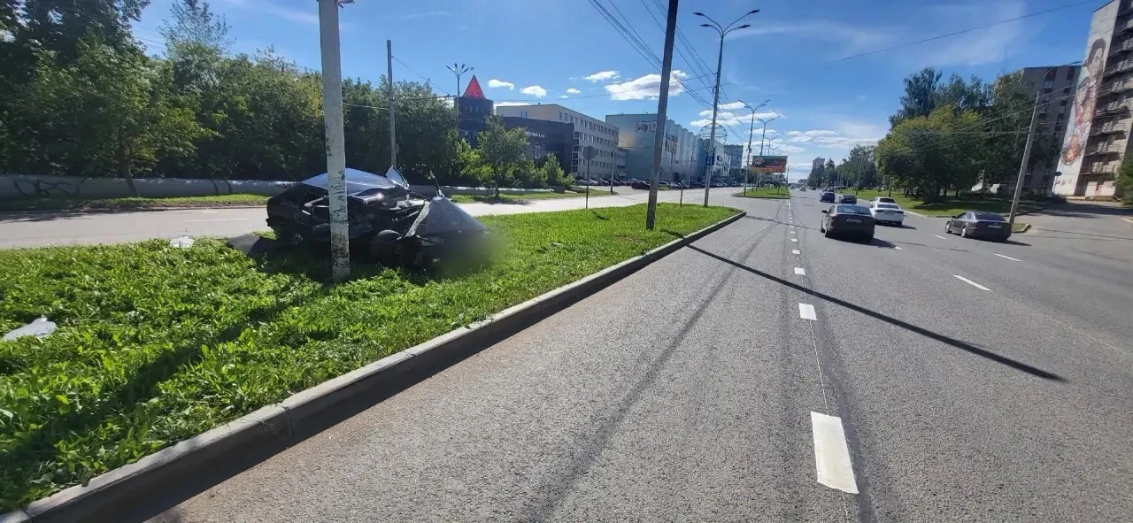 Два человека госпитализированы в результате ДТП в г. Ижевске