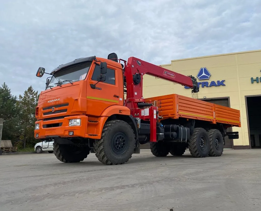 🚛 Бортовой КАМАЗ 43118 с КМУ  Horyong HRS206