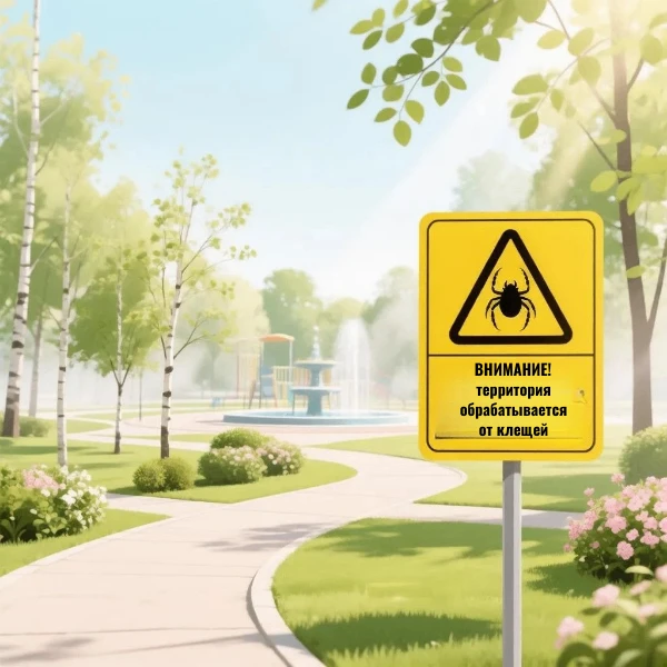 📢 ВНИМАНИЕ!  📍 Плановая обработка городских парков от клещей  Уважаемые жители и гости Вязниковского