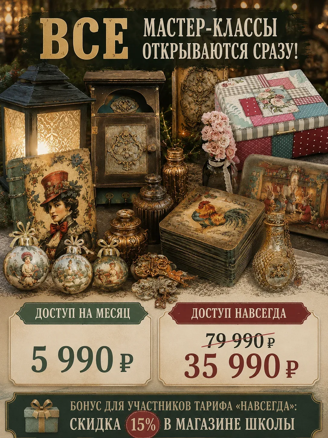 ✨ ОТКРЫТА ПРОДАЖА ЗАКРЫТОГО КЛУБА ШКОЛЫ «МАГИЯ ДЕКОРА»