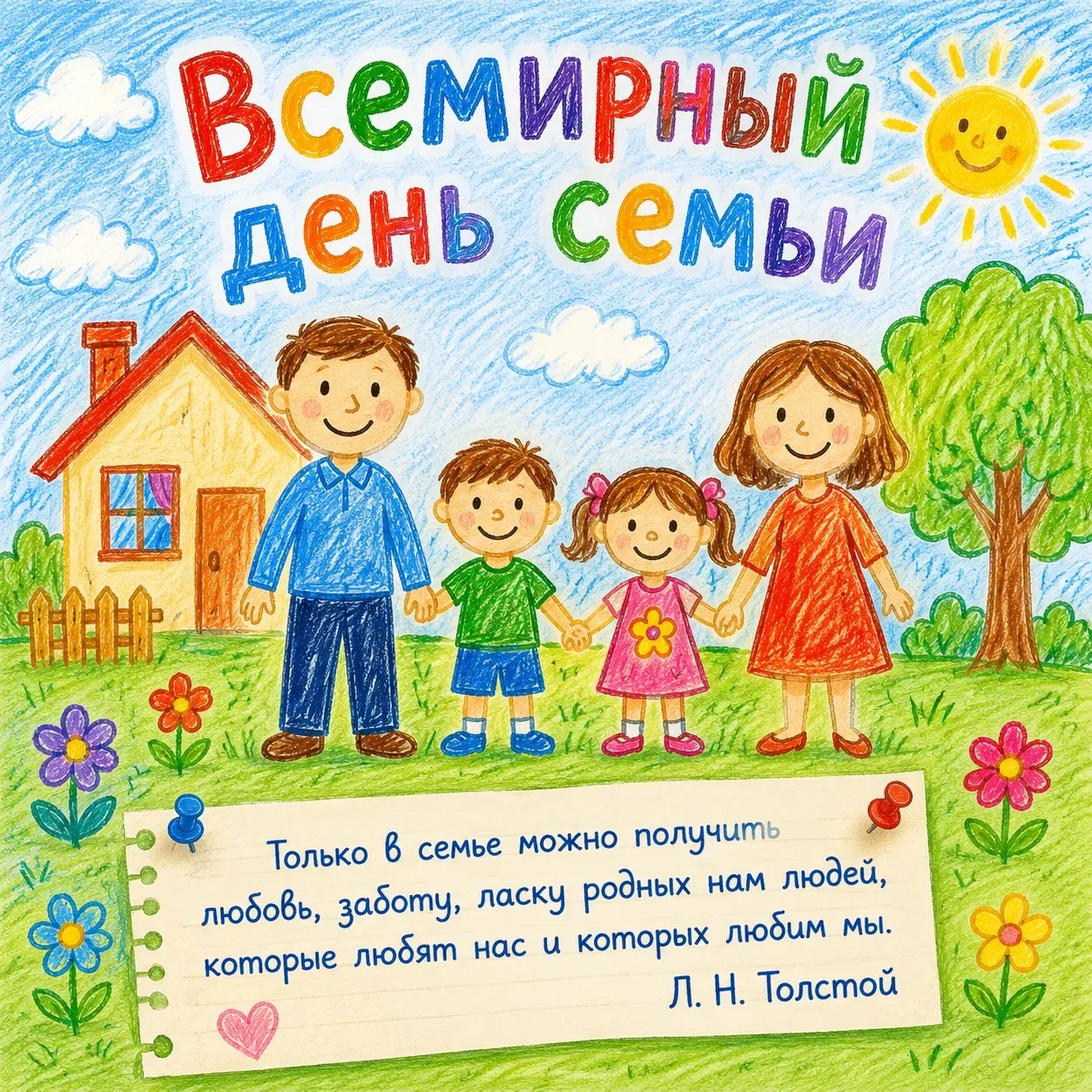 💖 15 мая - Всемирный день семьи!