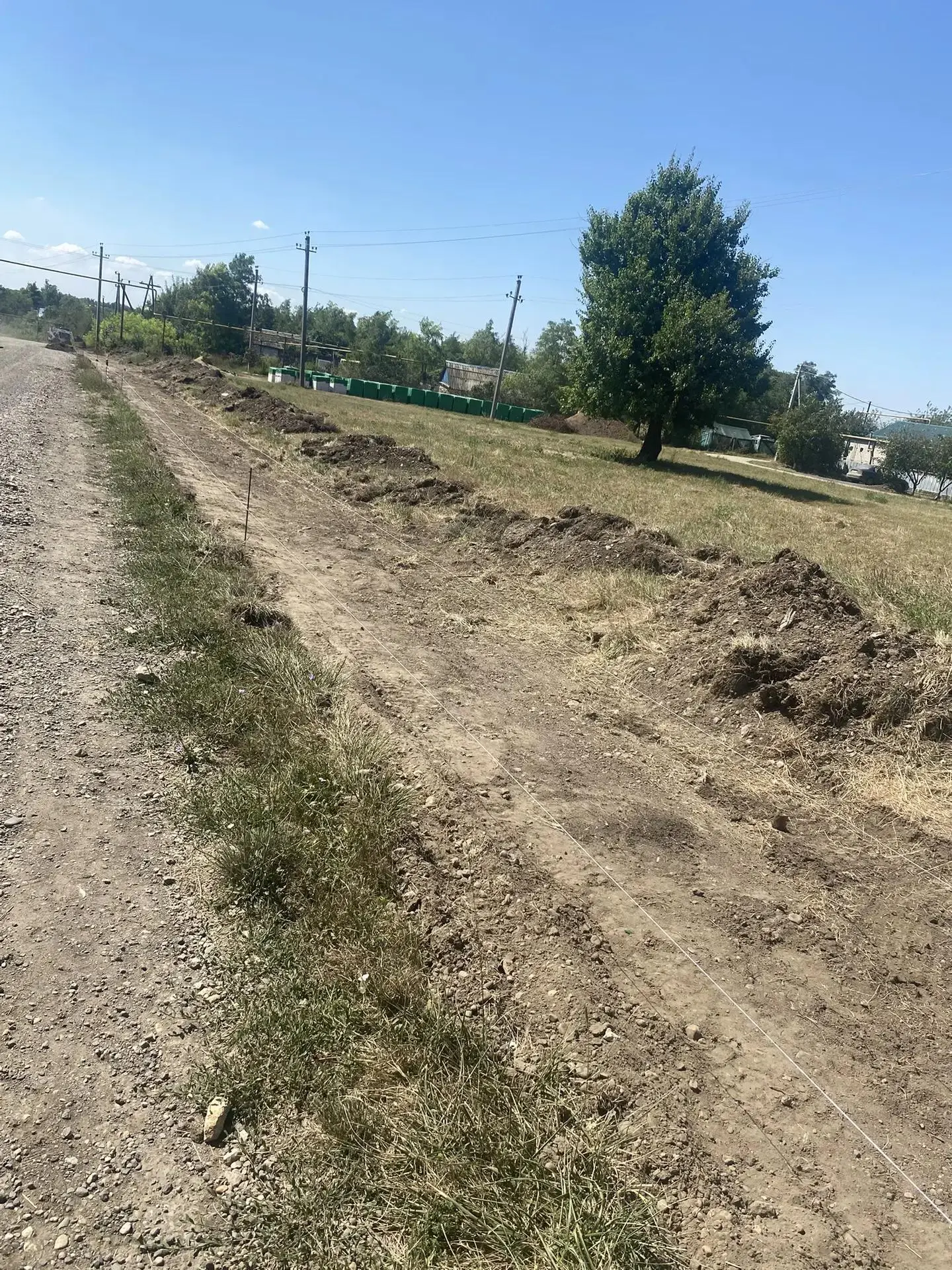 В станице Ирклиевской за счёт средств местного бюджета начались работы по устройству тр...