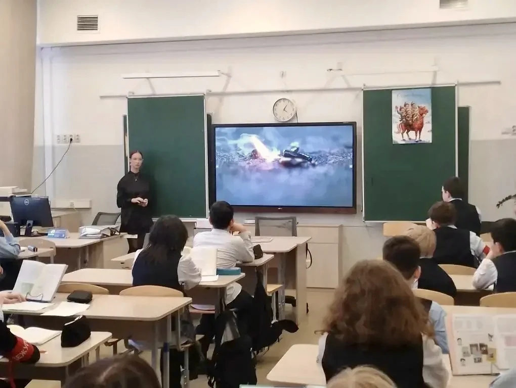 Отряд ДЮП провёл презентацию коротких видео, предупреждающих о причинах пожаров дома🔥🏠