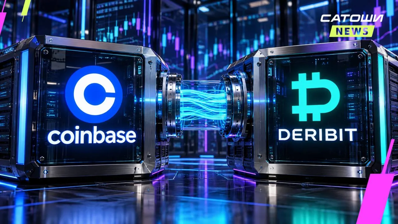 #биржи #Coinbase #Deribit