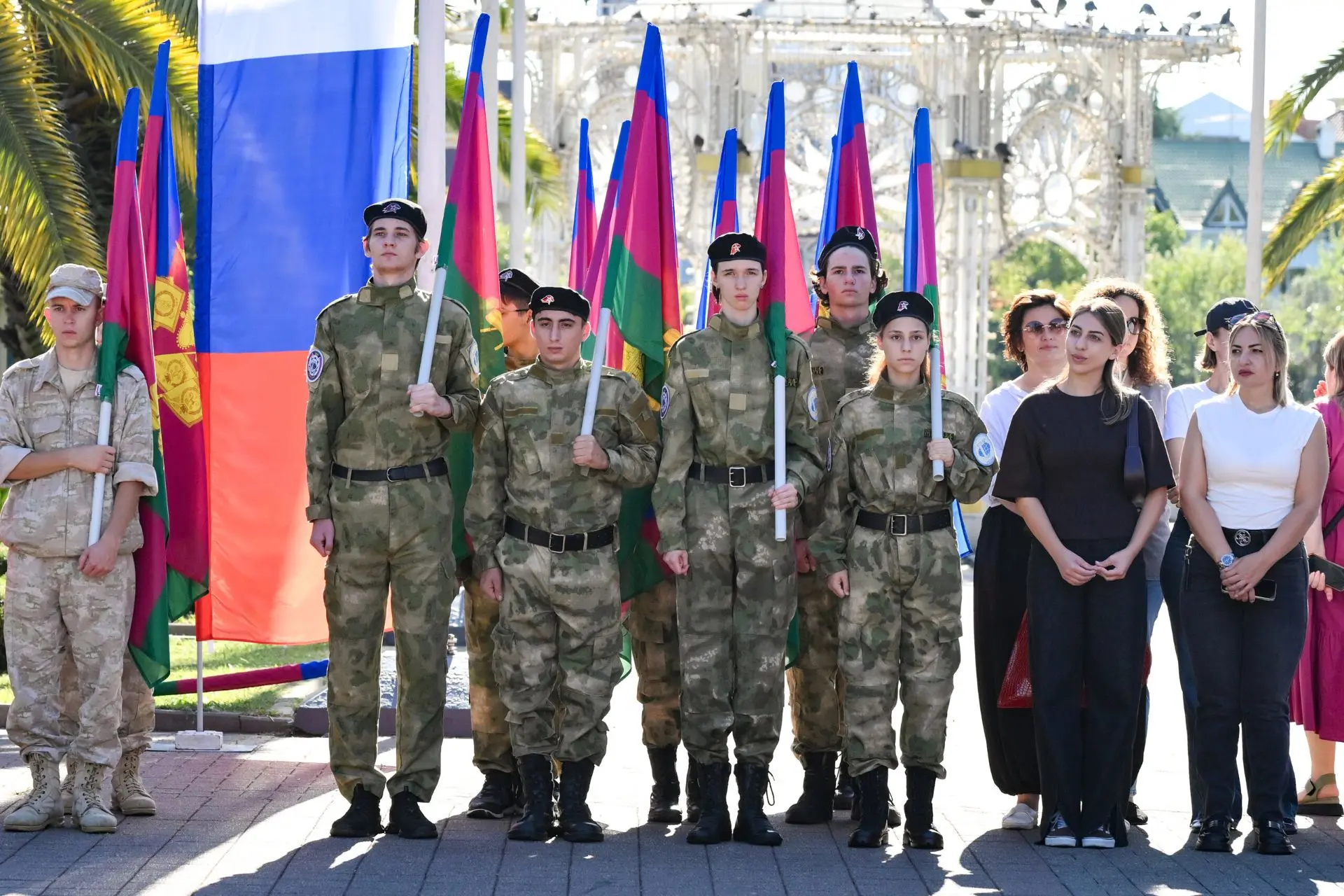 👏Воспитанники военно‑патриотического клуба «Наследие» Сочинского института РУДН принял...