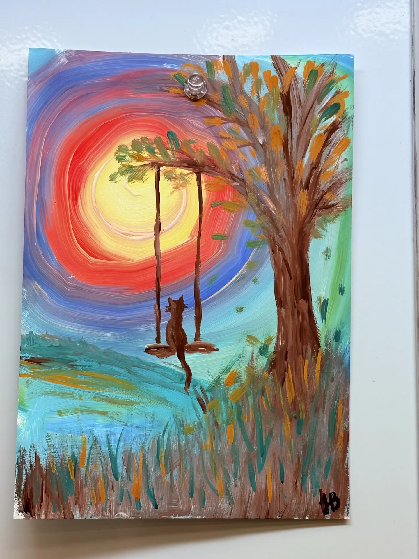 🎨 Наши первоклашки на продлёнке времени зря не теряют. Ведь научиться рисовать кота на...