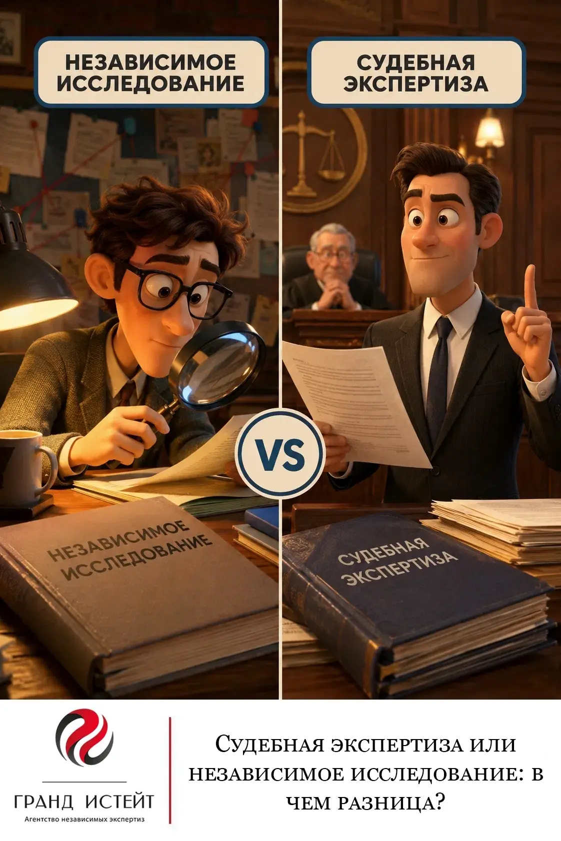 ⚖ Судебная экспертиза или независимое исследование: в чем разница?