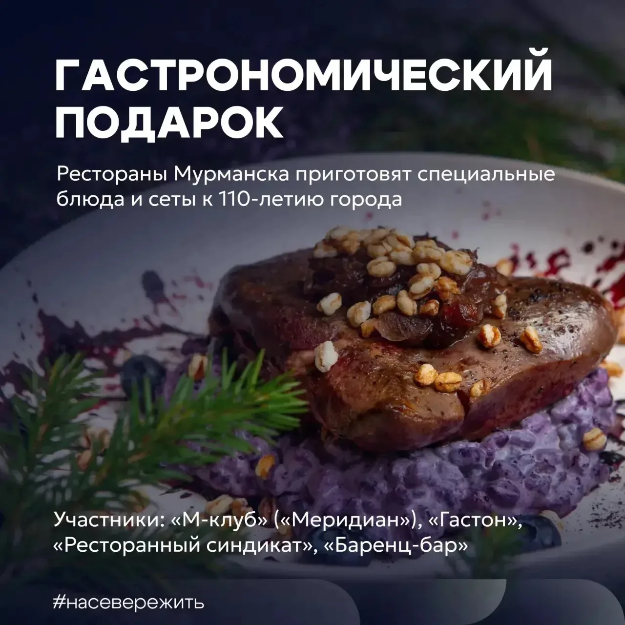 🎉 Полная программа на юбилей Мурманска!