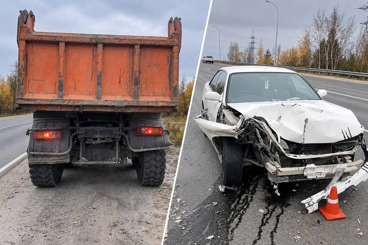 🚔 Toyota Mark II врезалась в КАМАЗ на проспекте Мира