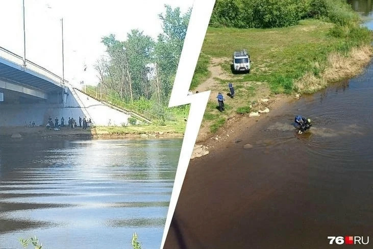 Началось!  В Ярославле в Которосли нашли тело человека.  В Ярославле 18 мая у Комсомольского моста в