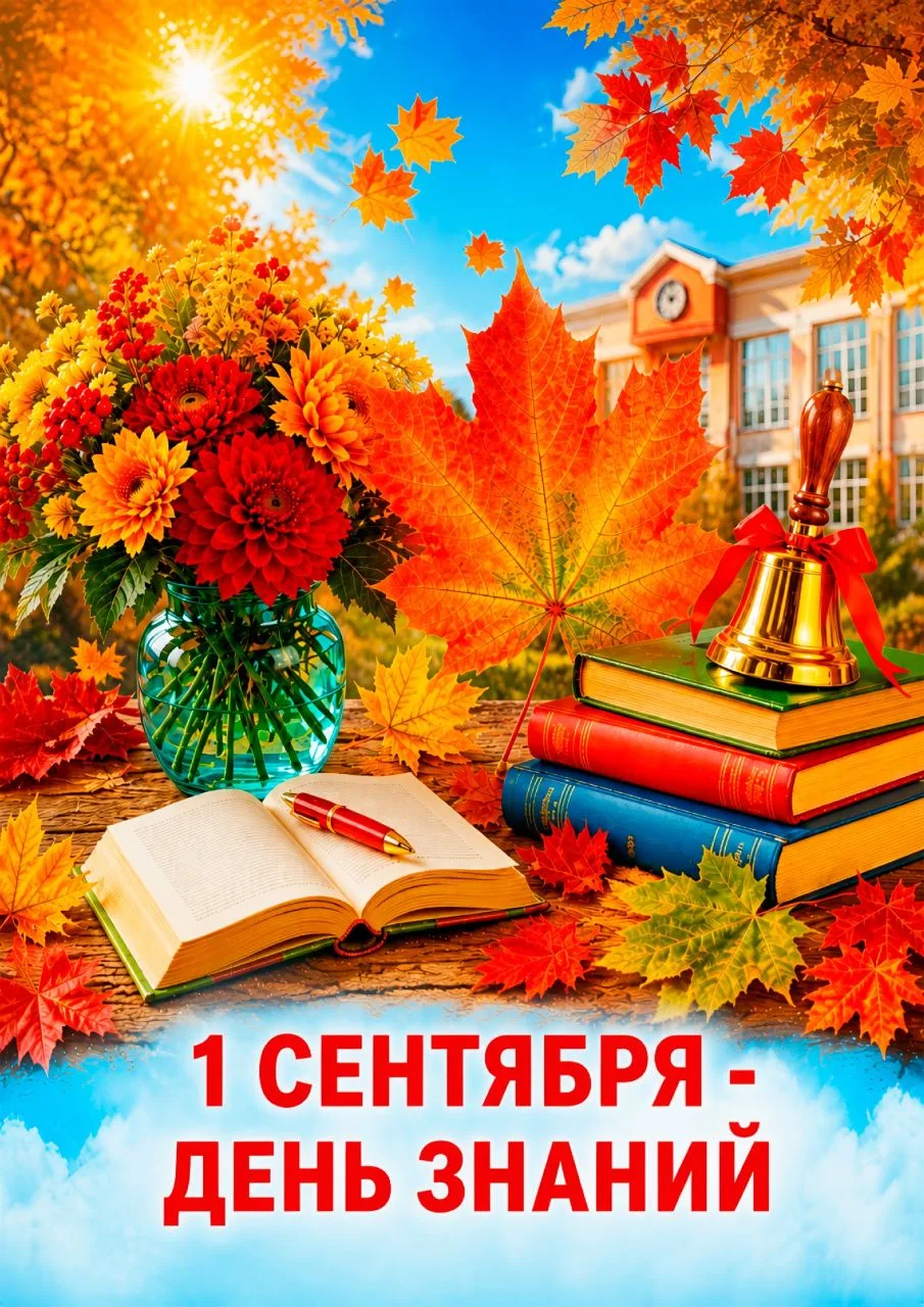 🍂 Осень тихо постучалась в двери детского сада, а вместе с ней пришёл и День знаний! 🍁