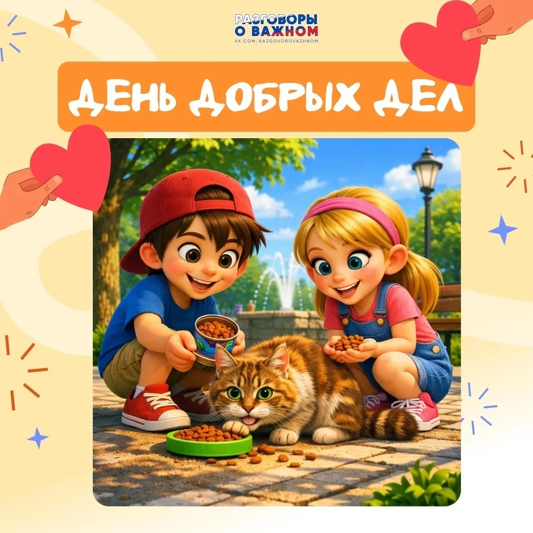🗓️ 15 марта отмечается Международный день добрых дел. Этот праздник появился в 2007 году. Тогда в ак