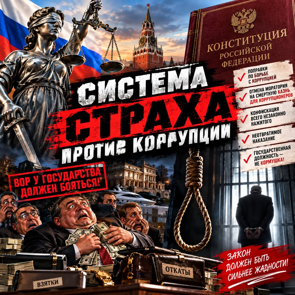 «СИСТЕМА СТРАХА»: РУКИ ПРОЧЬ ОТ ГОСУДАРСТВЕННОЙ КОРМУШКИ!