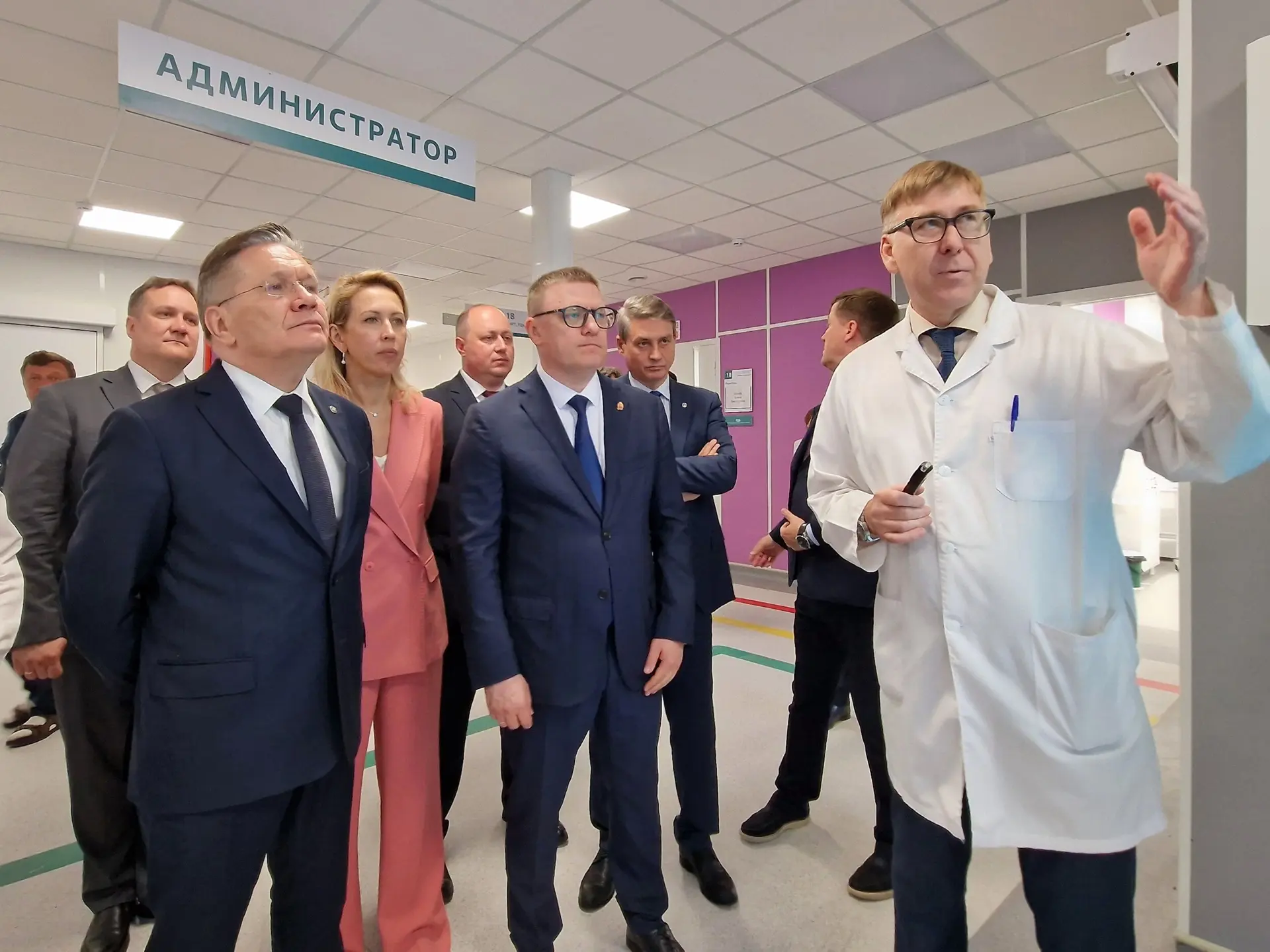 Алексей Текслер и Алексей Лихачев посетили новый приемный покой в Озерске