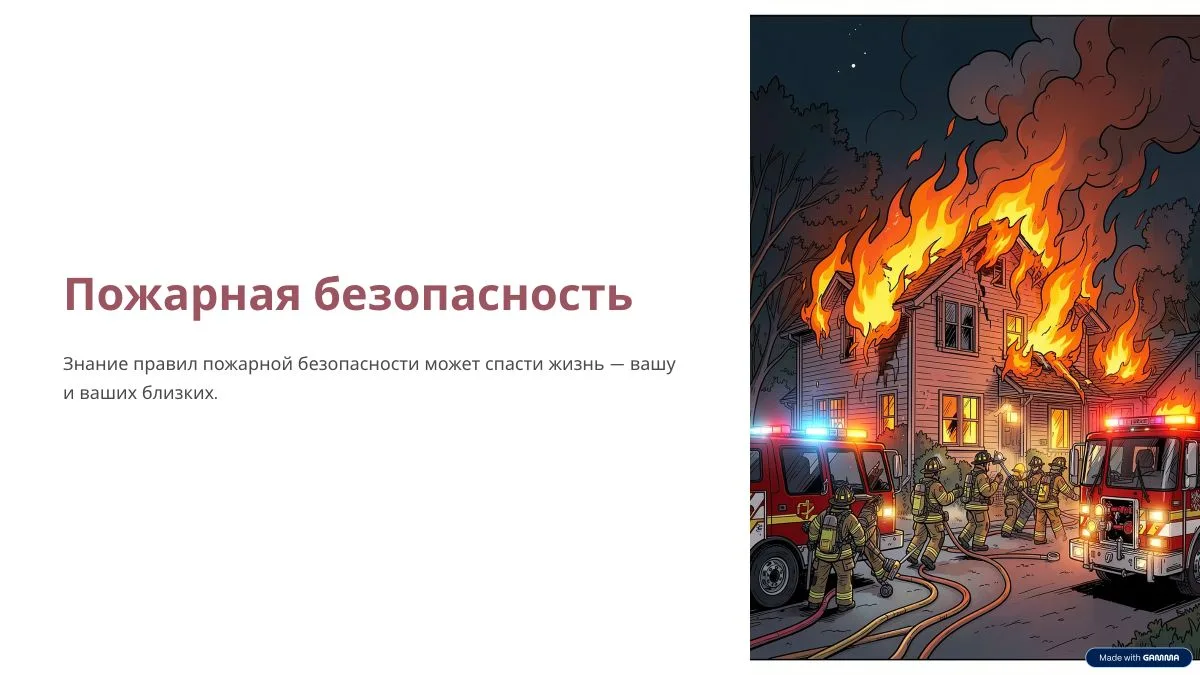 Пожарная безопасность