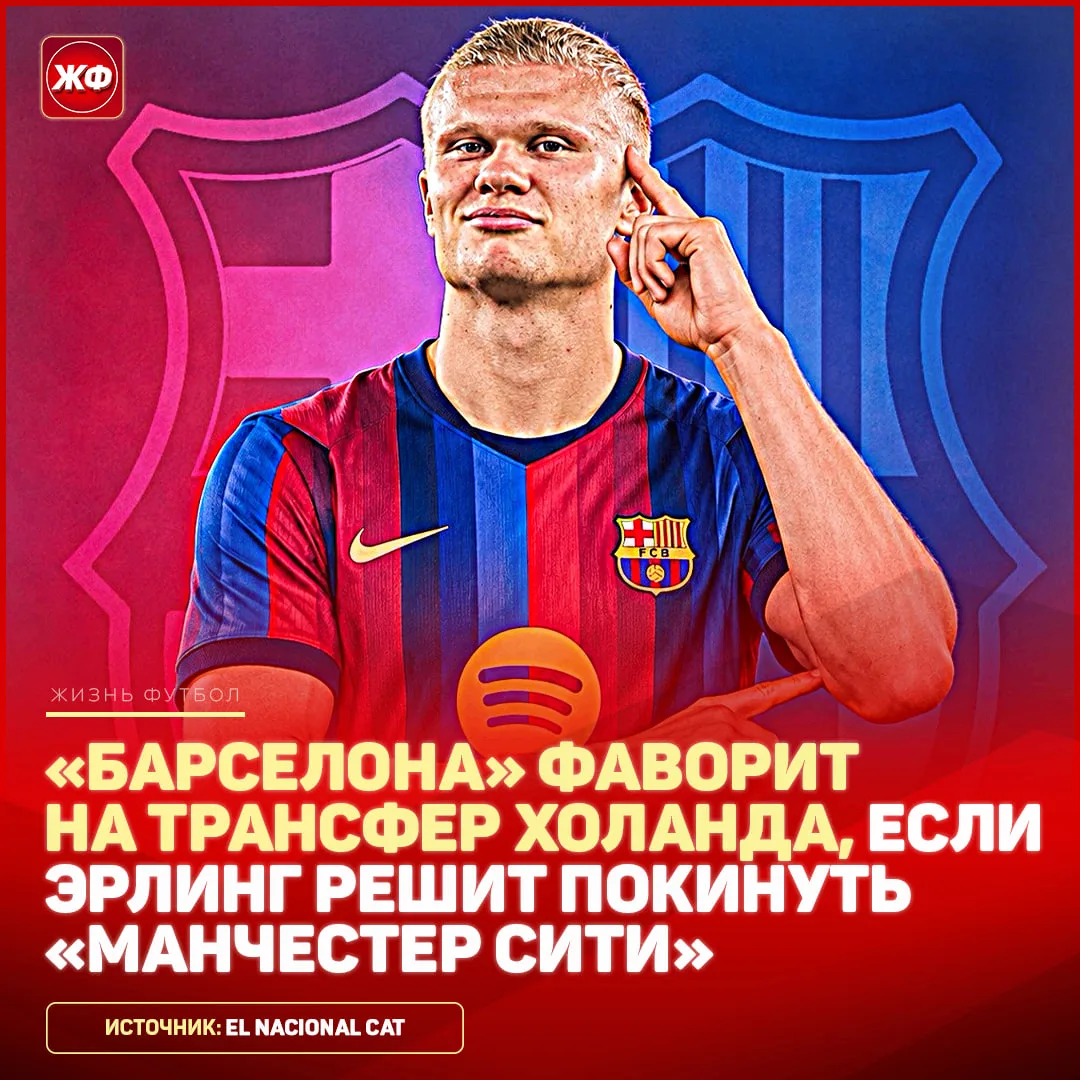 💣 ЭРЛИНГ ХОЛАНД ПЕРЕЙДЁТ В «БАРСЕЛОНУ», если захочет покинуть «Манчестер Сити»