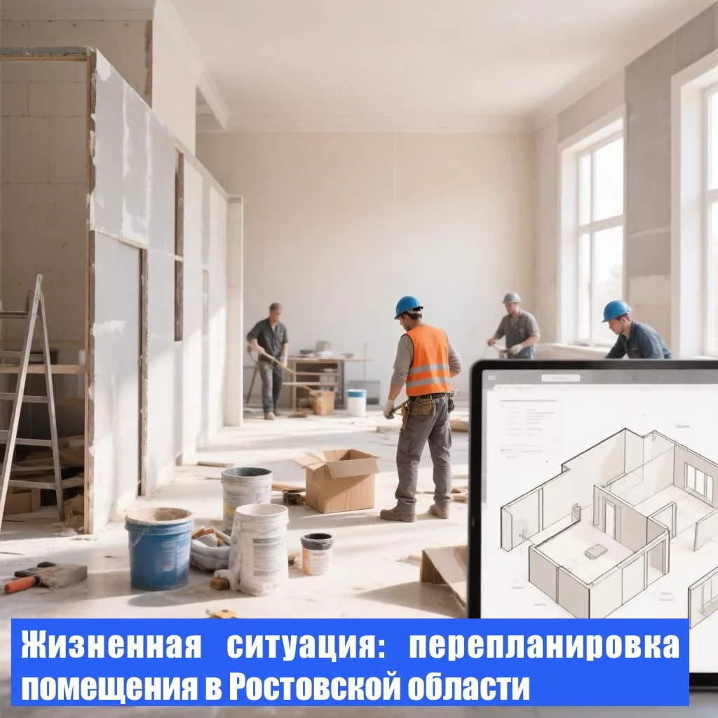 Жизненная ситуация: «Перепланировка помещения»