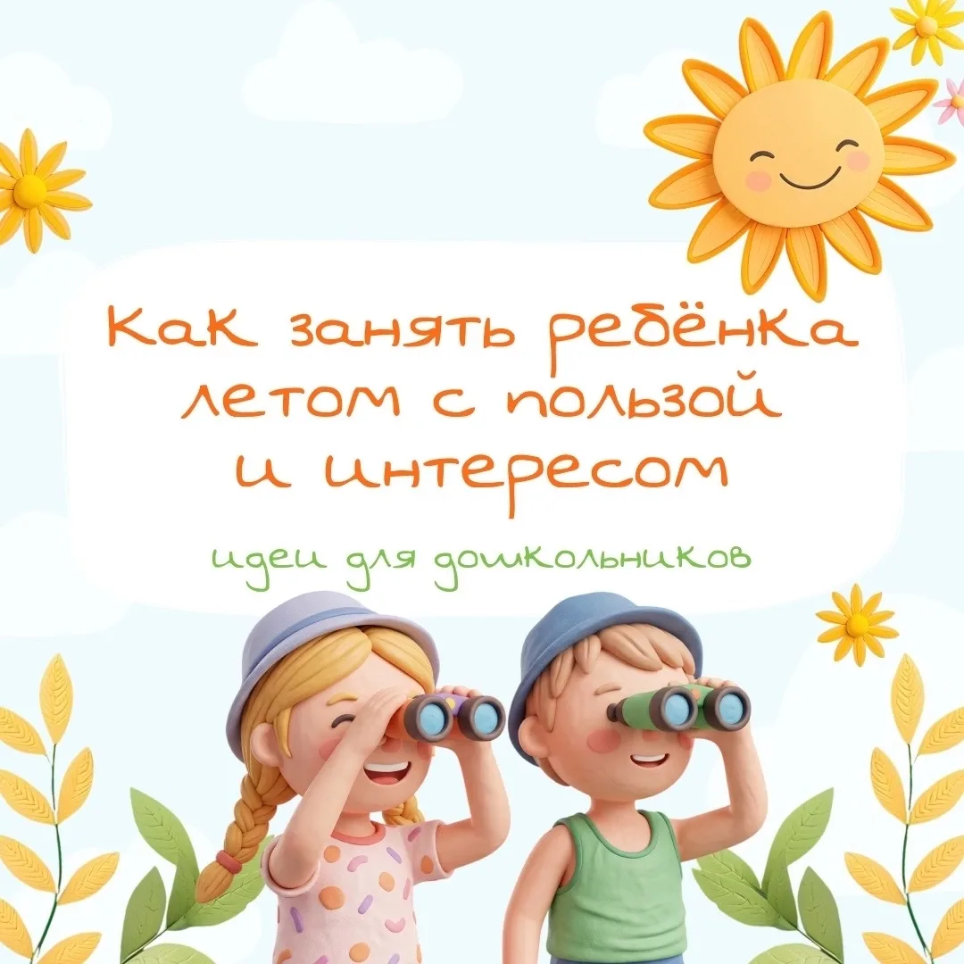 Как сделать лето ребёнка интересным и полезным?

☀️Каникулы — это не только мультфильмы, игры и отды