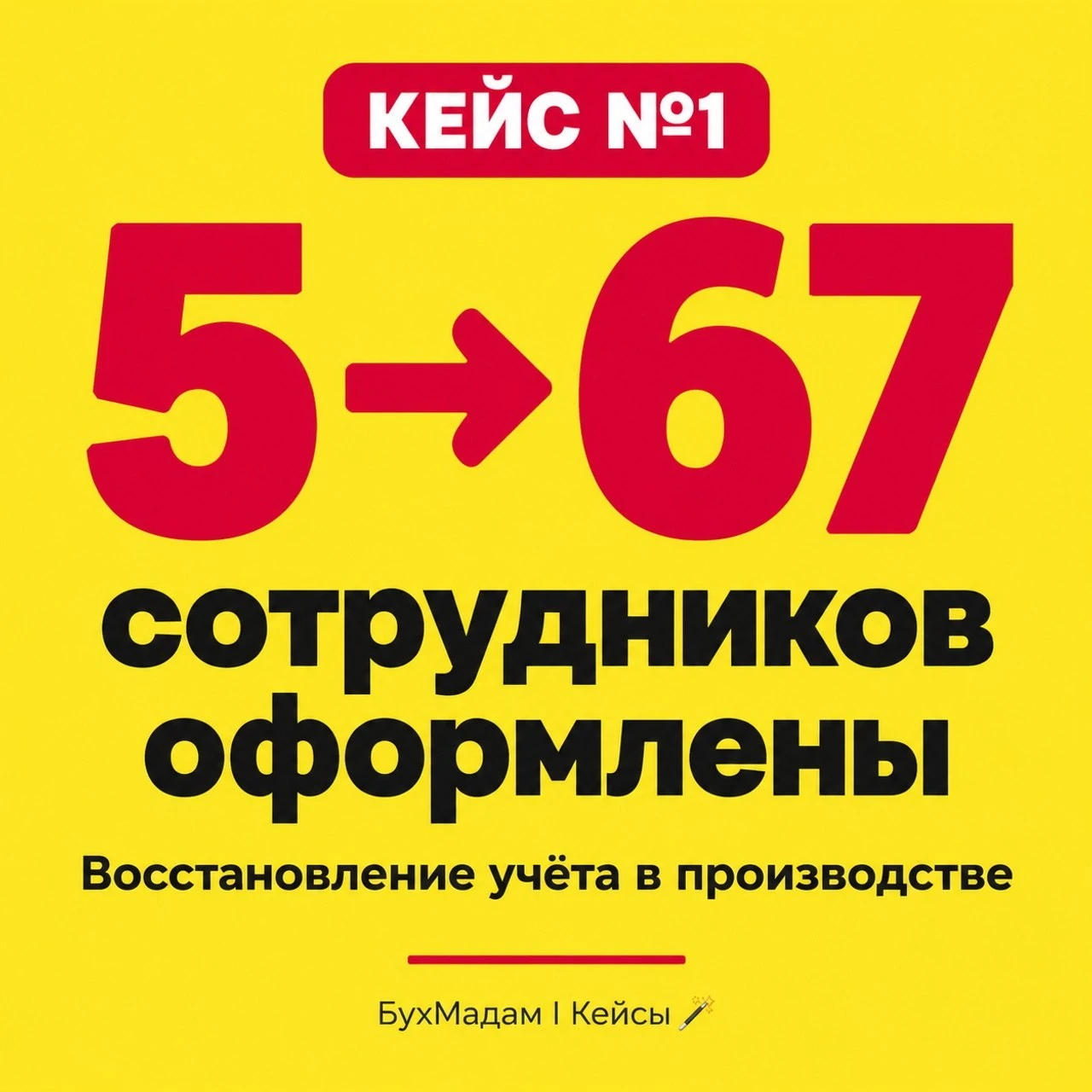 Кейс №1: восстановление учёта в производственном бизнесе