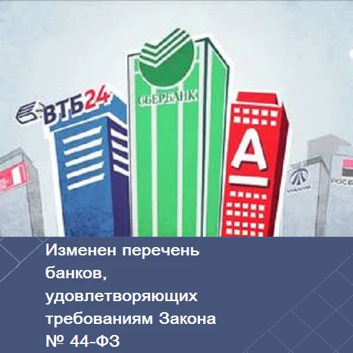 Минфином России размещен обновленный перечень банков, удовлетворяющих требованиям, уста...