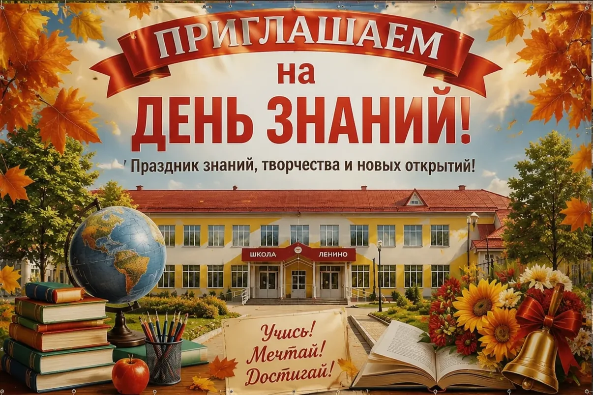 🍁💐🍁 Объявление о торжественной линейке 1 сентября!