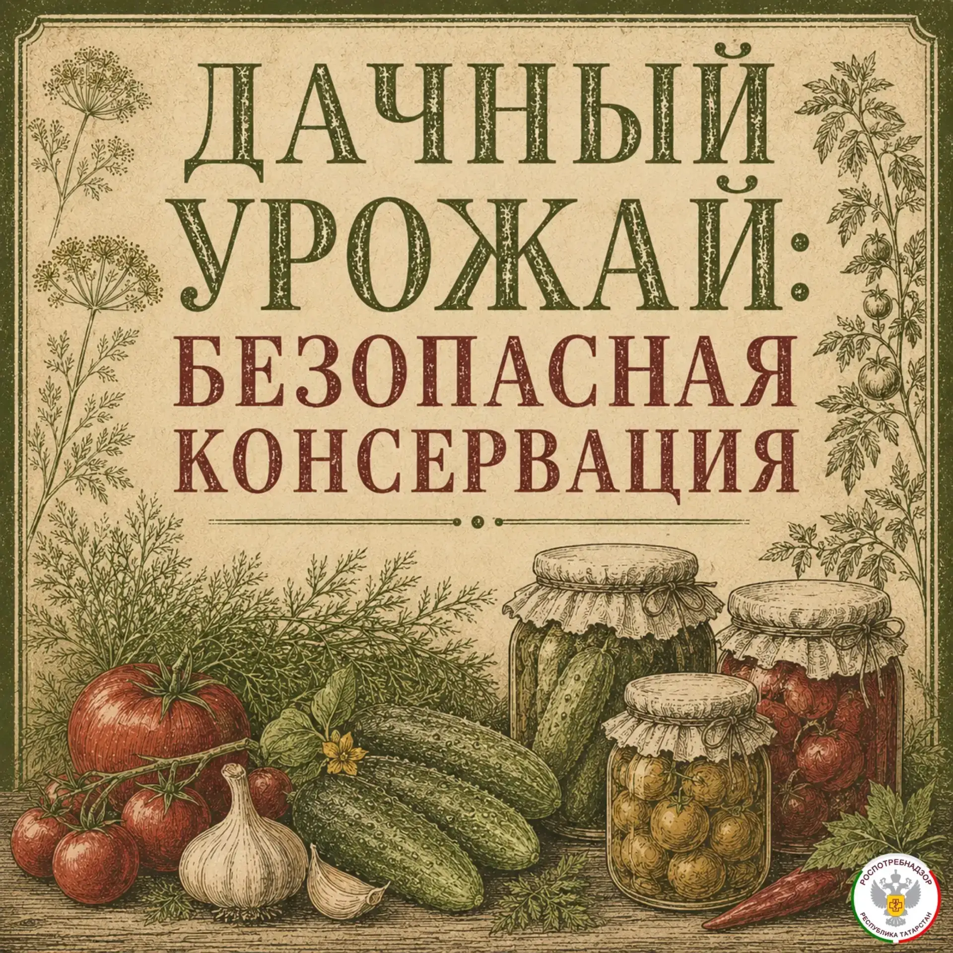 Дачный урожай: безопасная консервация