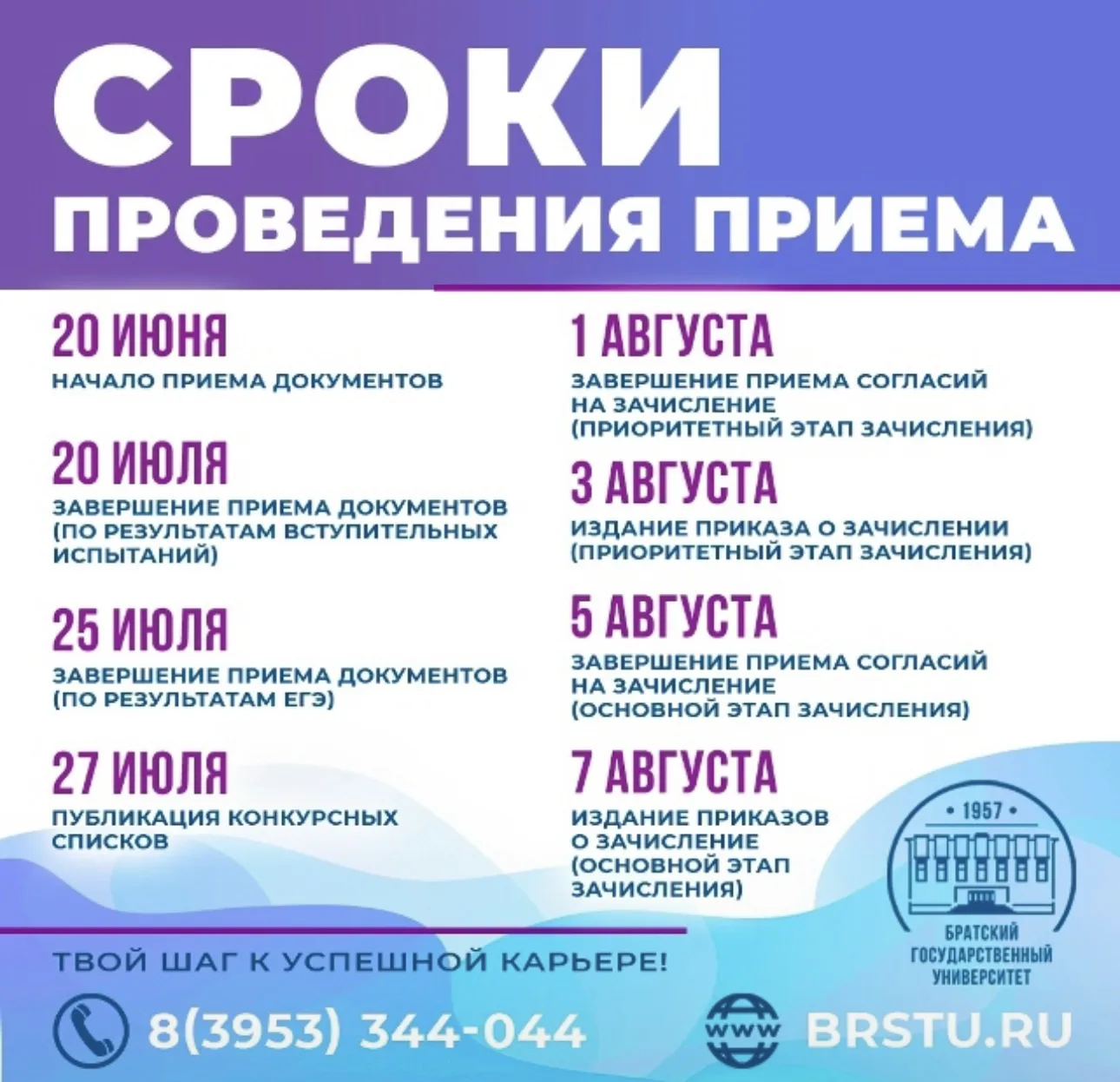 Братский государственный университет активно готовится к приемной кампании, которая ста...