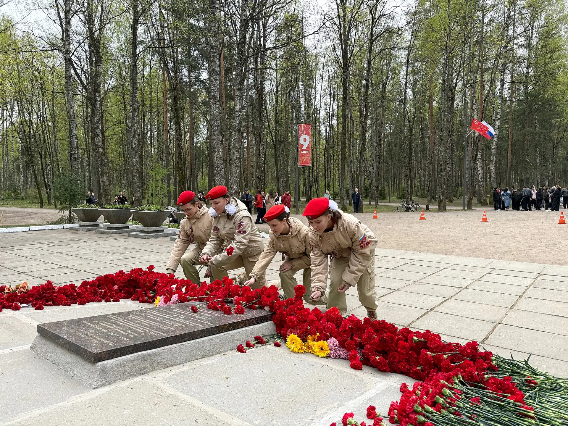 🇷🇺 С ДНЕМ ПОБЕДЫ! И СНОВА В ПОЧЕТНОМ КАРАУЛЕ.  ⭐ Накануне Дня Победы наши юнармейцы заступили на Вах