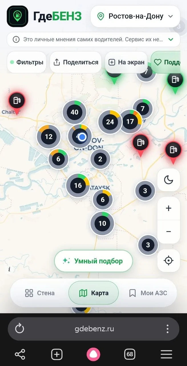 Украинские боты в приложениях АЗС путают статистику создавая искусственное недоверие 🍸