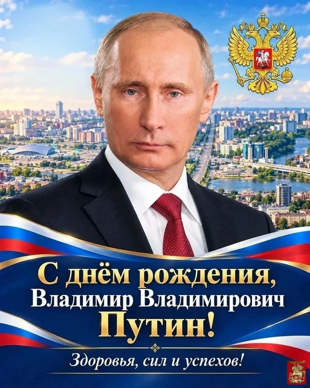🇷🇺 Сегодня — день рождения  у Владимира Путина.