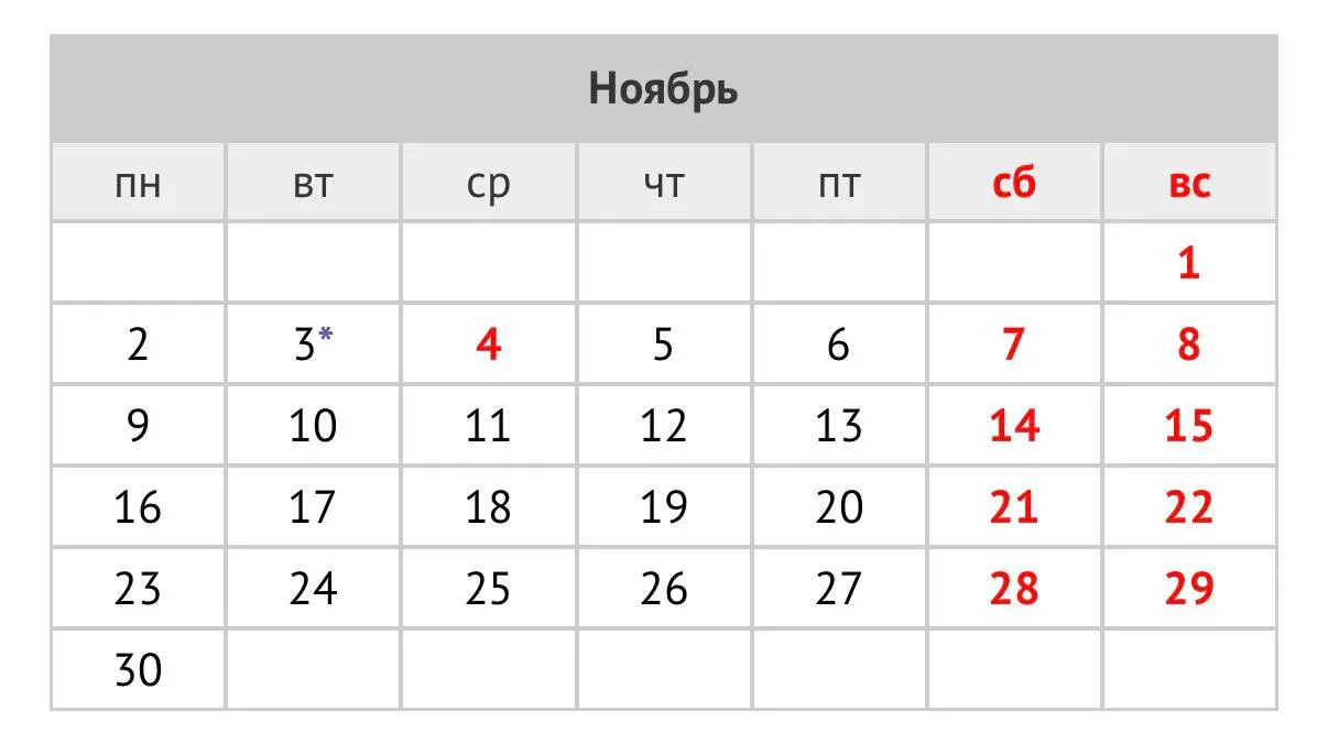 Это была последняя сокращенная неделя на ближайшие 5 месяцев — следующий дополнительный выходной буд