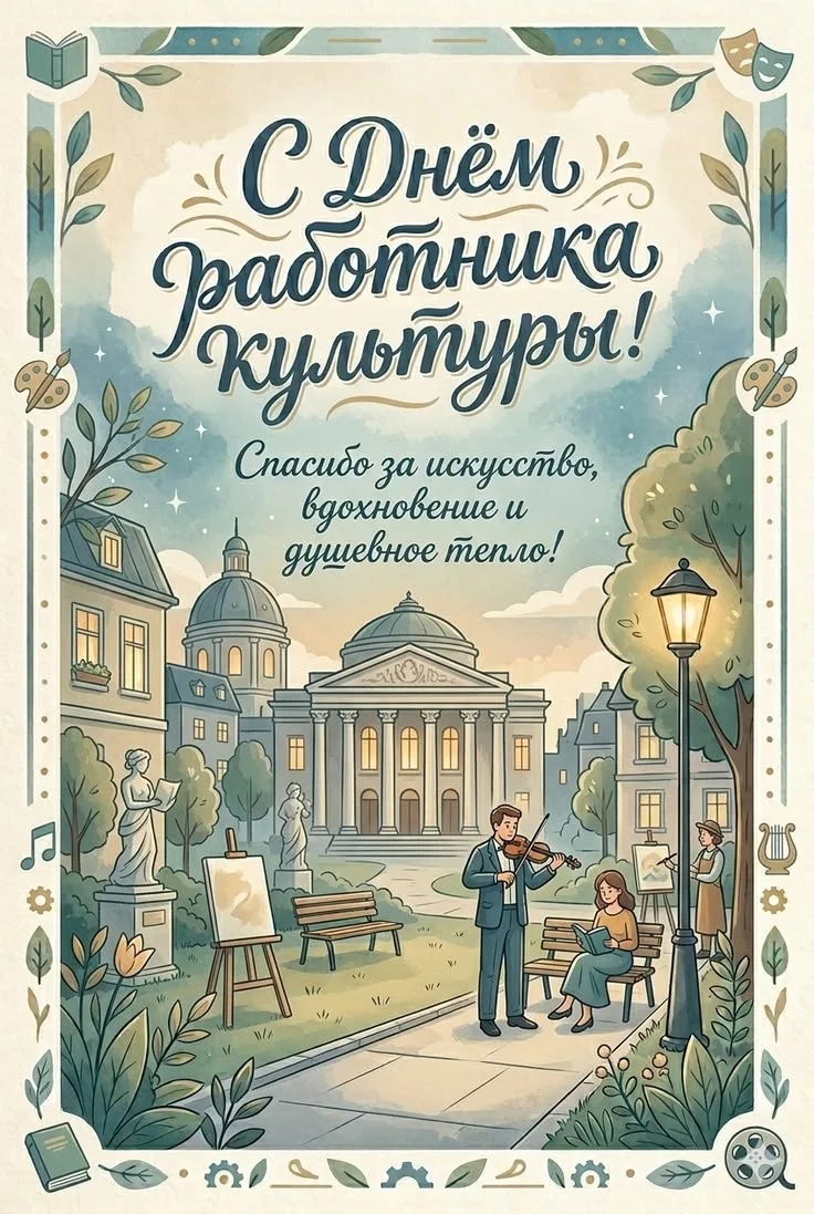 🎶 С Днём работника культуры! 🎶