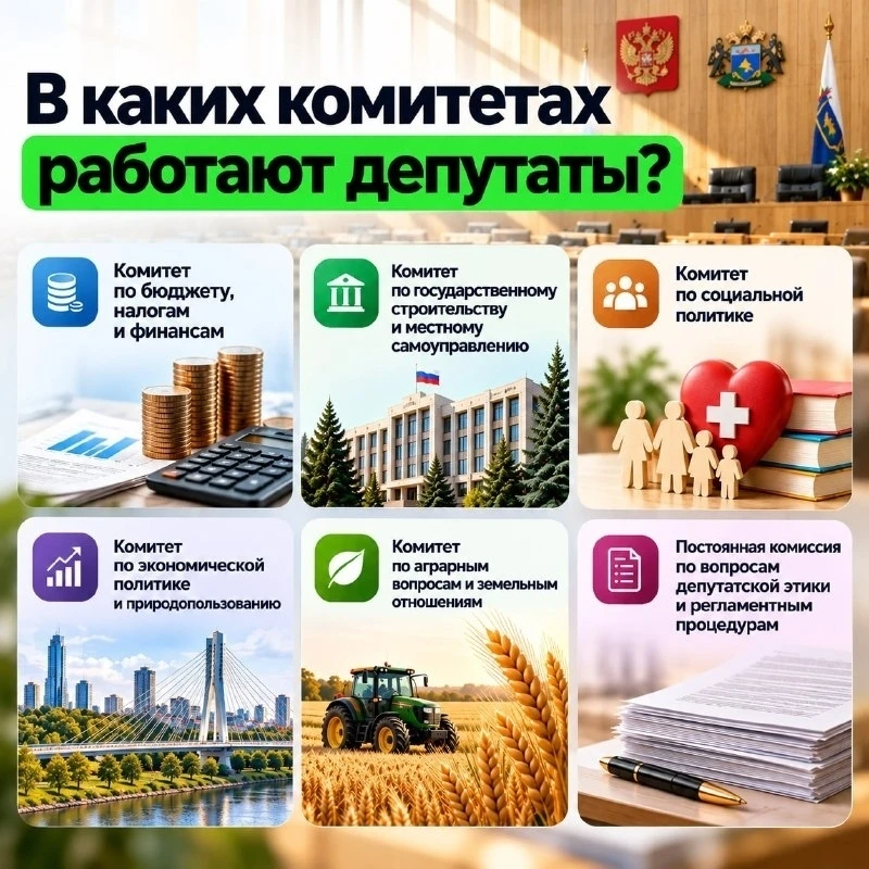 Как работают комитеты в Тюменской областной Думе