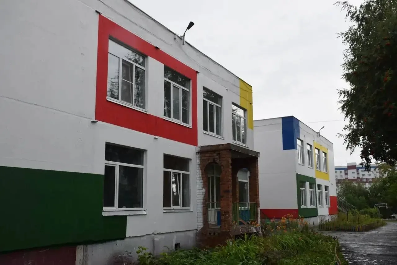 🏗В детском саду в Заозёрном продолжается капитальный ремонт
