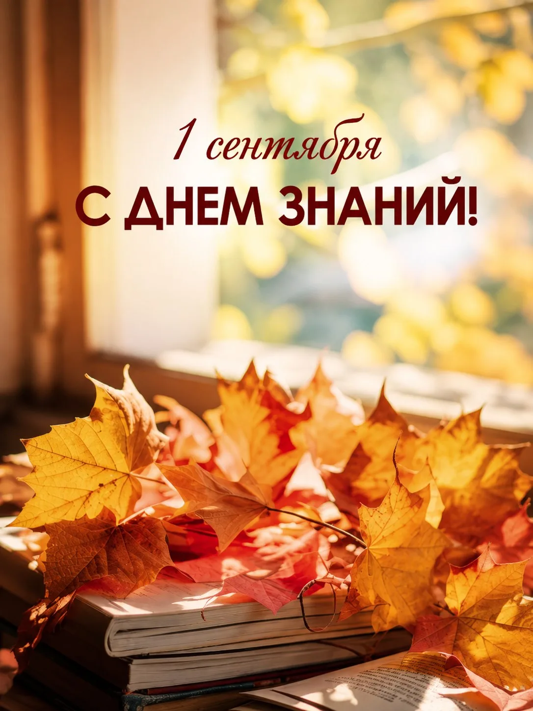 🍊 С 1 сентября! С Днём знаний!