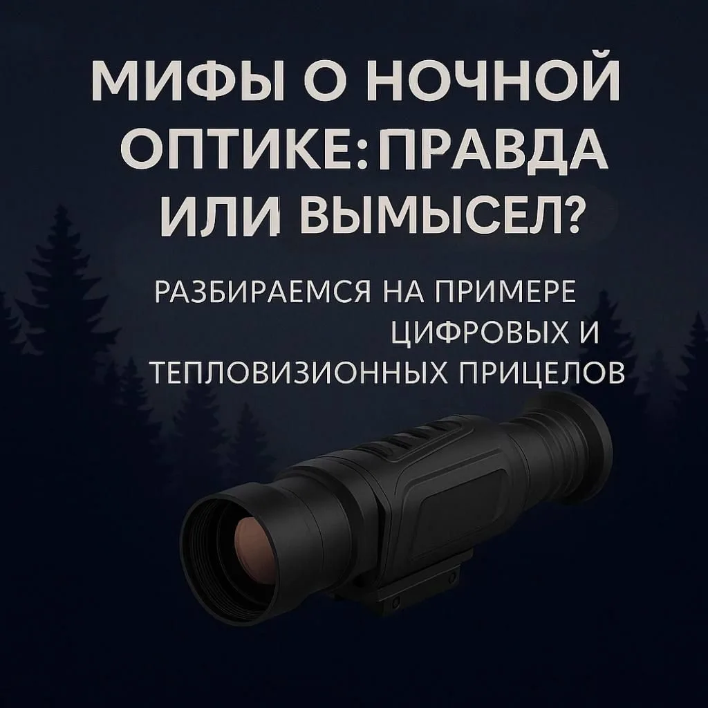 Ночная и тепловизионная оптика обросла десятками слухов и «историй из охотничьих чатов»...