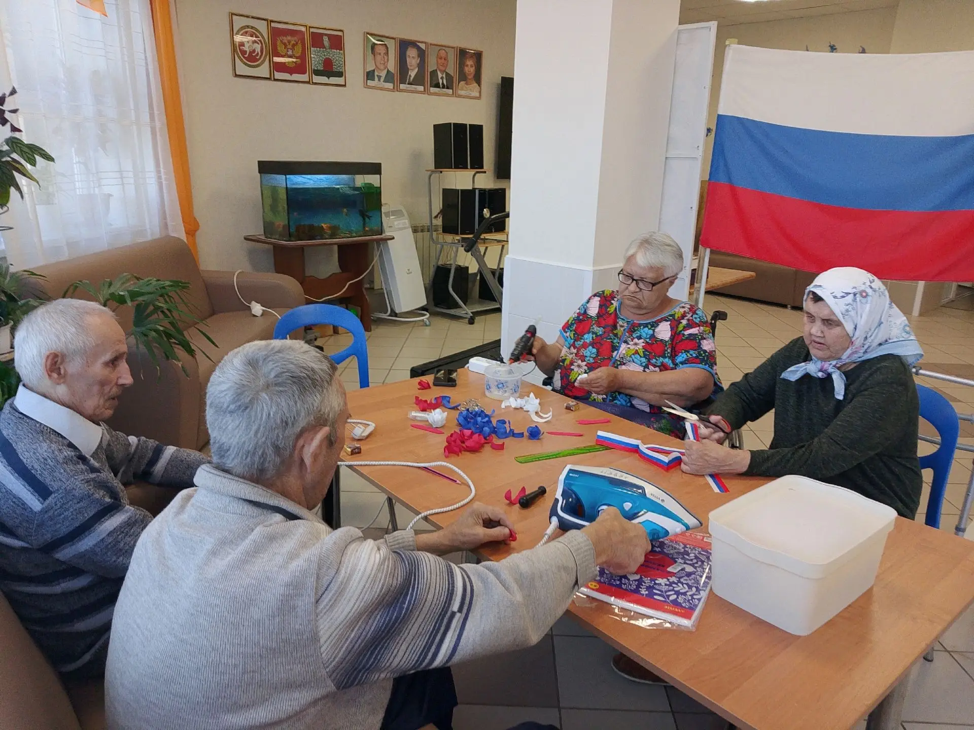 🇷🇺В преддверии Дня Государственного флага Российской Федерации в нашем доме‑интернате...