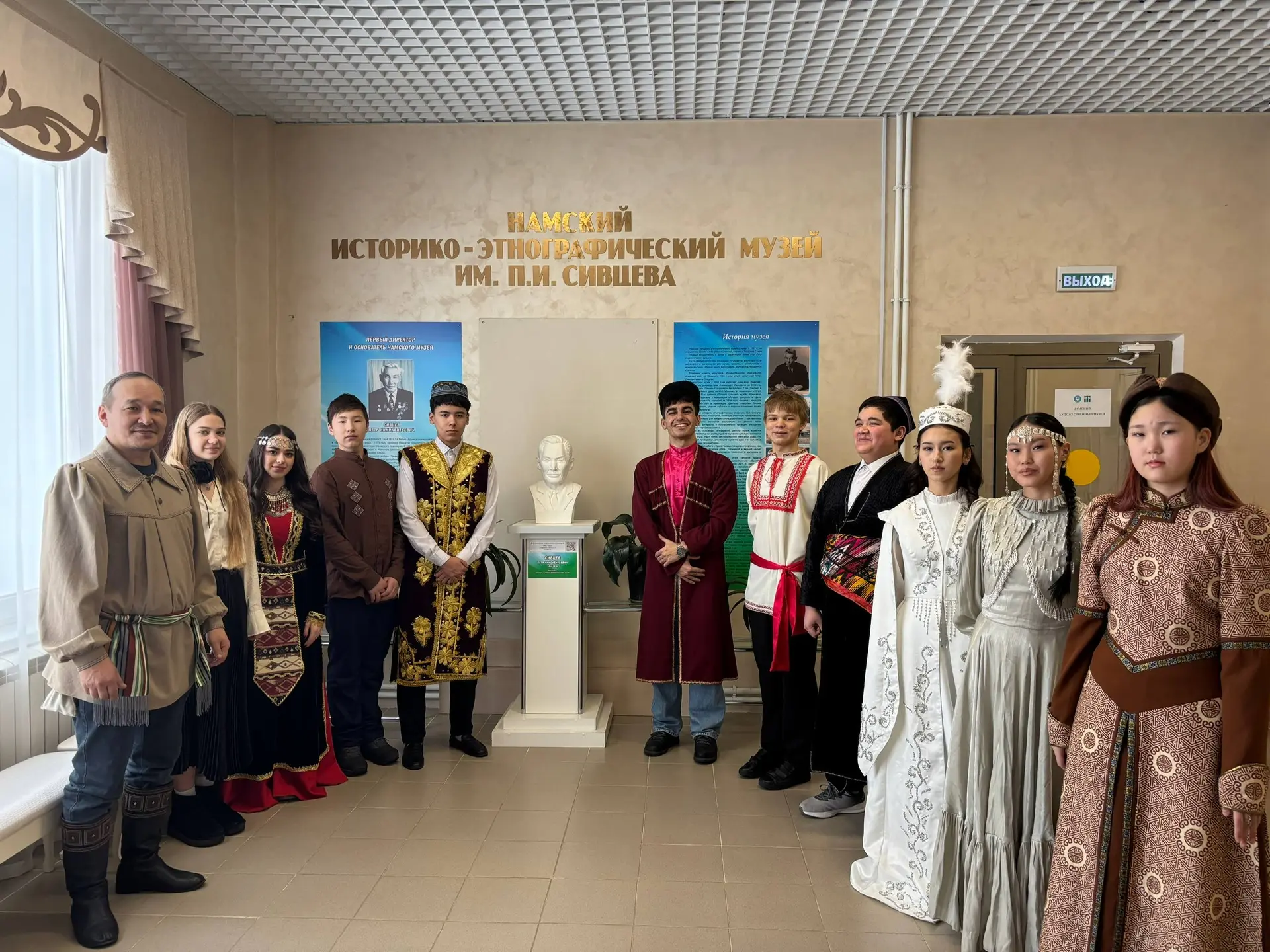 📝 27 февраля активисты интернационального клуба "В семье единой" под руководством Молоновой А.С. в р