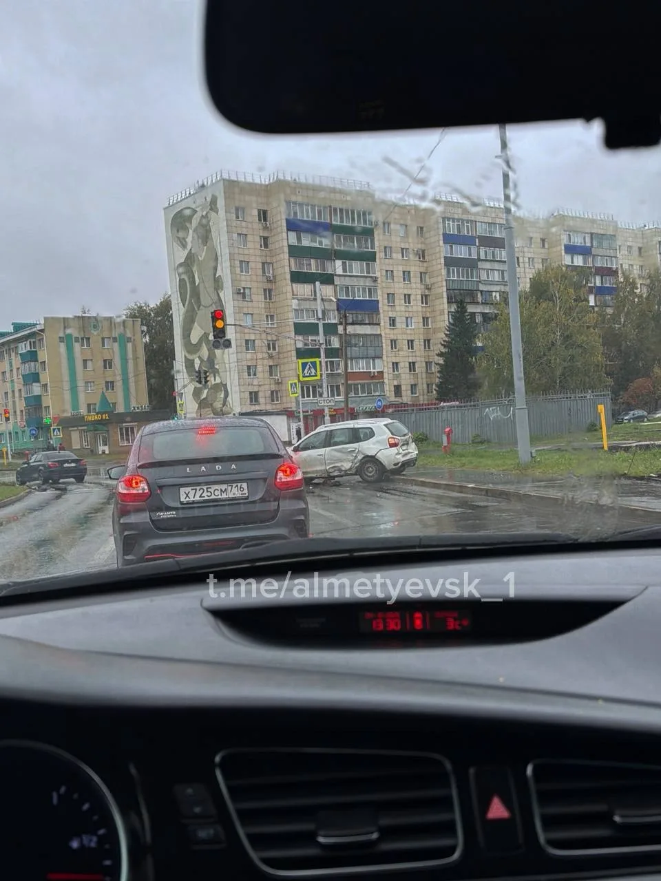 ДТП на мосту Джалиля/Гафиатуллина в Альметьевске