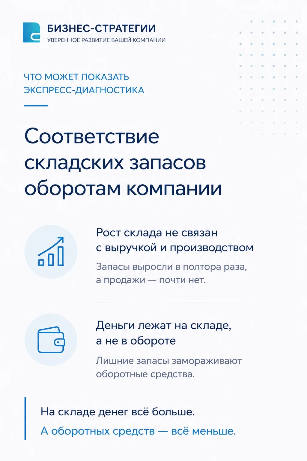 🔎 Что может показать экспресс-диагностика