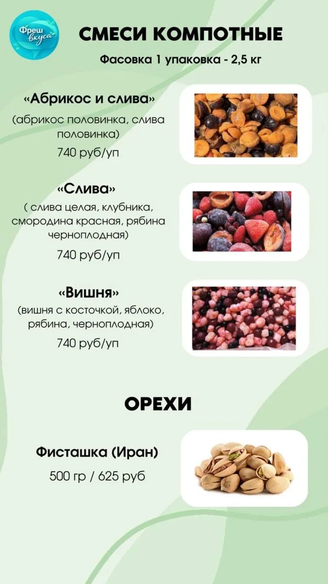 Принимаем заказы на 10 апреля, в личное сообщение ФрешВкуса Ирина
