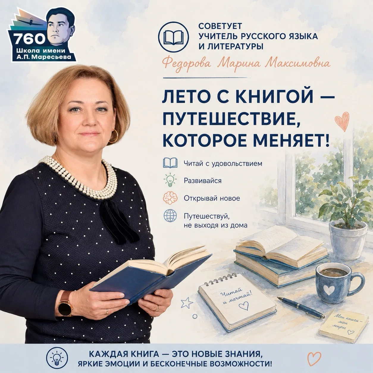 📚 СОВЕТУЕТ УЧИТЕЛЬ РУССКОГО ЯЗЫКА И ЛИТЕРАТУРЫ

📚 Каждая прочитанная книга — это маленькое путешес